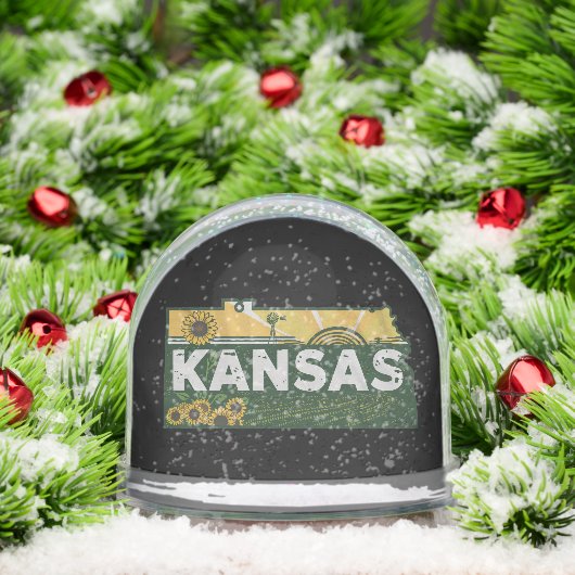 Scenic Kansas Retro Silhouette (クリスマス)
