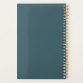 Scenic lake in the mountains personalized journal プランナー手帳 (裏面)
