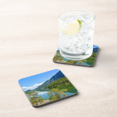 Scenic Lake Mountain Reflection Photo コースター (右側)