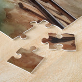 Scenic Landscape a Victorian Train ジグソーパズル (側面)