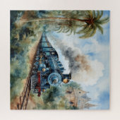 Scenic Landscape a Victorian Train ジグソーパズル (横)