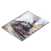 Scenic Landscape a Victorian Train ノートブック (左側)