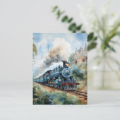 Scenic Landscape a Victorian Train ポストカード (スタンド正面)