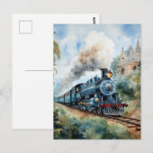 Scenic Landscape a Victorian Train ポストカード (正面/裏面)