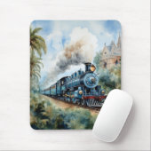 Scenic Landscape a Victorian Train マウスパッド (マウス)