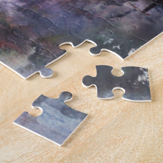 Scenic Landscape with Train ジグソーパズル (側面)