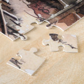 Scenic Landscape with Train ジグソーパズル (側面)