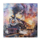 Scenic Landscape with Train タイル (正面)