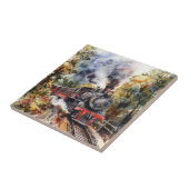 Scenic Landscape with Train タイル (側面)