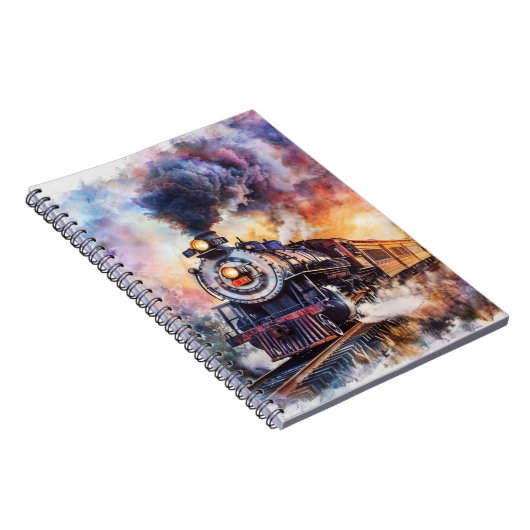 Scenic Landscape with Train ノートブック (右側)