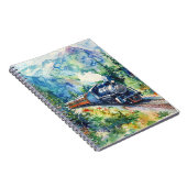 Scenic Landscape with Train ノートブック (右側)