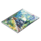 Scenic Landscape with Train ノートブック (左側)