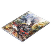 Scenic Landscape with Train ノートブック (左側)