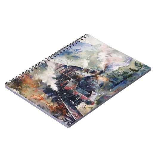 Scenic Landscape with Train ノートブック (左側)