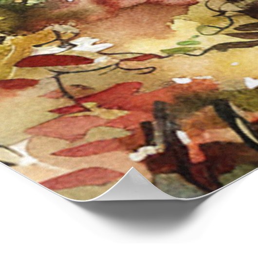 Scenic Landscape with Train ポスター (角)