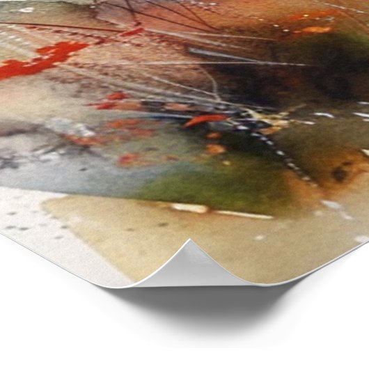 Scenic Landscape with Train ポスター (角)