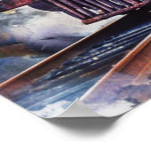 Scenic Landscape with Train ポスター (角)