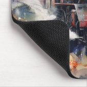 Scenic Landscape with Train マウスパッド (コーナー)