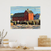 Scenic Motif #1 Rockport Fishing Shack ポスター (キッチン)