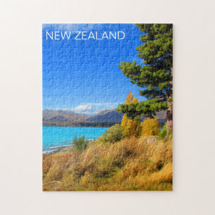 Scenic New Zealand Lake ジグソーパズル