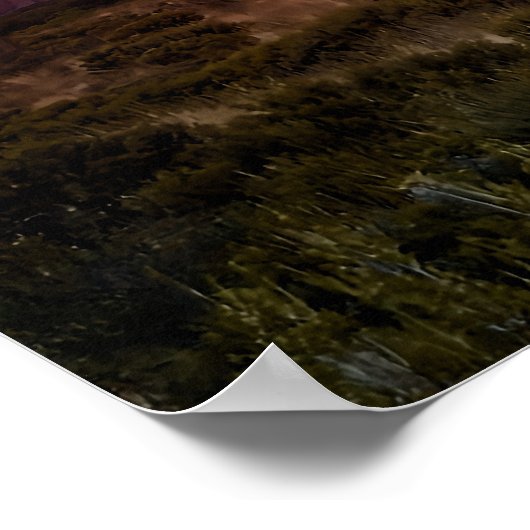 Scenic Photography - Uluru at sunset ポスター (角)