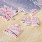 Scenic Puzzle of Mount Fuji and Cherry Blossoms ジグソーパズル (側面)