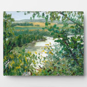 Scenic River View From a High Bluff フォトプラーク (正面)