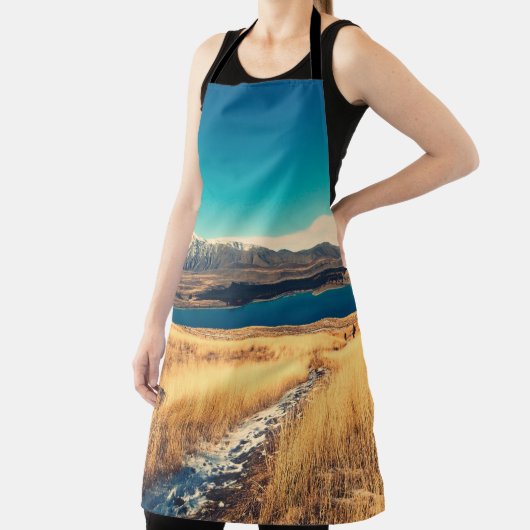 Scenic view in Mt. John summit view point,  Lake T エプロン (インサイチュ)