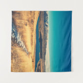 Scenic view in Mt. John summit view point,  Lake T タペストリー (正面(横))