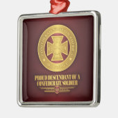 SCH – 子孫誇りを持った メタルオーナメント (左)