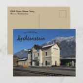Schaan-Vaduz Railway Station Liechtenstein ポストカード (正面/裏面)
