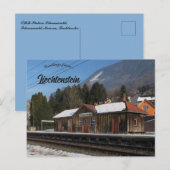 Schaanwald Railway Station Liechtenstein ポストカード (正面/裏面)