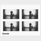 Schaduw van een mentale toestand. 長方形シール (シート)