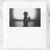 Schaduw van een mentale toestand. 長方形シール (バッグ)