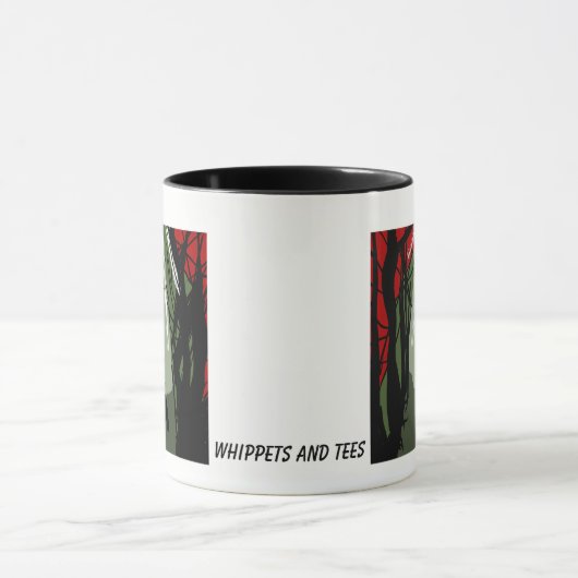 Schaduwen in het bos マグカップ (中央)