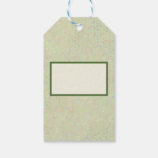 Schaf auf der Weide ギフトタグ (裏面)