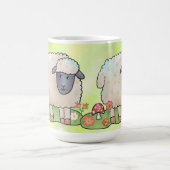 Schaf auf der Weide コーヒーマグカップ (中央)