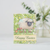 Schaf auf der Weide Postkarte ポストカード (スタンド正面)