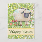 Schaf auf der Weide Postkarte ポストカード (正面)