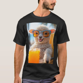 Schaf genießt den Strandurlaub Tシャツ