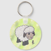 Schaf mit Maus キーホルダー (正面)