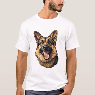 Schäferhund - German Shepherd Tシャツ