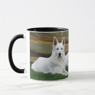 Schäferhunde Black & White Tasse マグカップ