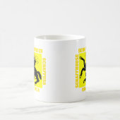 Schaffhausenスイス連邦共和国のカントンの旗 コーヒーマグカップ (中央)