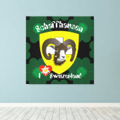 Schaffhausen - Schweiz - Suisse - Leinwand キャンバスプリント (インサイチュ (ウッドフロア))