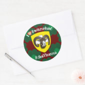 Schaffhausen Schweiz Suisse Svizzera Aufkleber ラウンドシール (封筒)