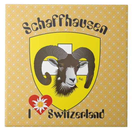 Schaffhausen - Schweiz - Suisse - Svizzera Fliese タイル (正面)