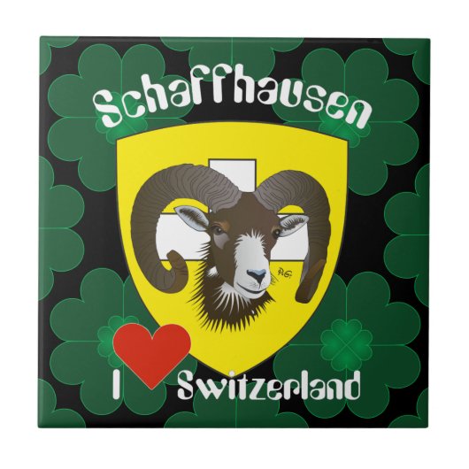 Schaffhausen - Schweiz - Suisse - Svizzera Fliese タイル (正面)
