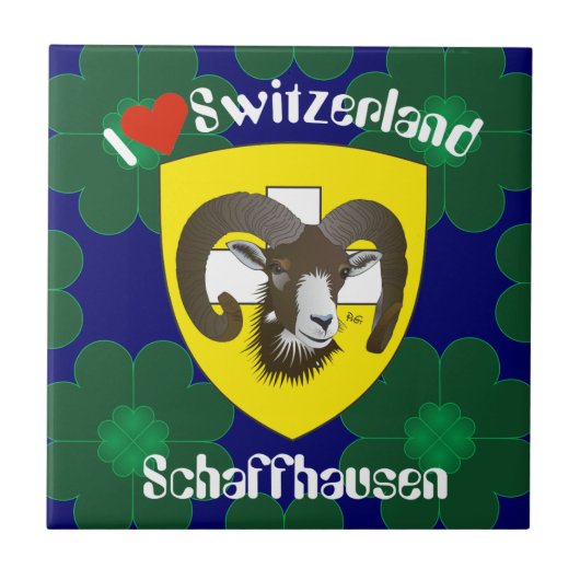 Schaffhausen - Schweiz - Suisse - Svizzera Fliese タイル (正面)