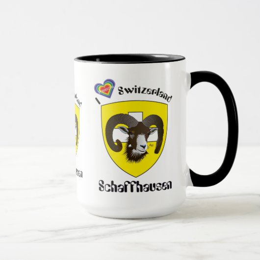 Schaffhausen Schweiz Suisse Svizzera Tasse マグカップ (右)